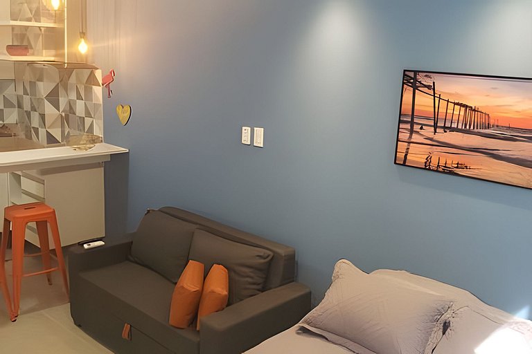 Studio em Copacabana próximo do metrô e da praia