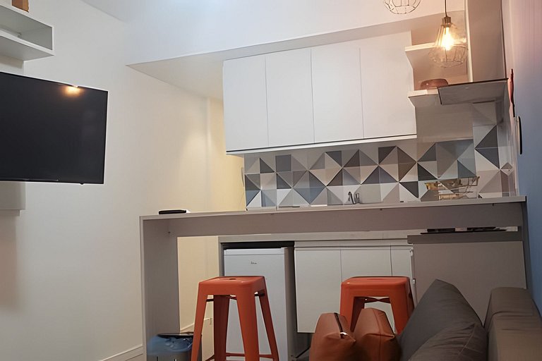 Studio em Copacabana próximo do metrô e da praia
