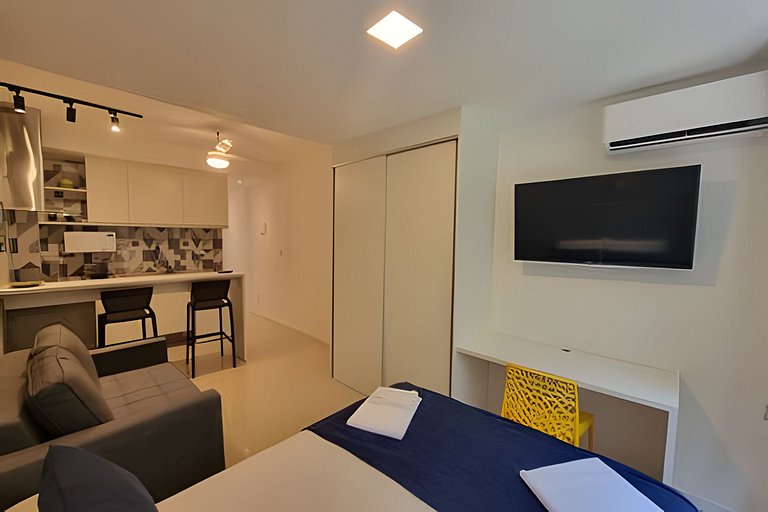 Adorável Studio | Praia | Metro