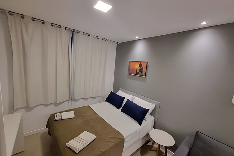 Adorável Studio | Praia | Metro