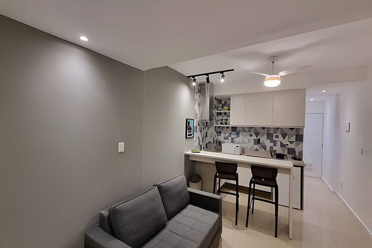 Adorável Studio | Praia | Metro