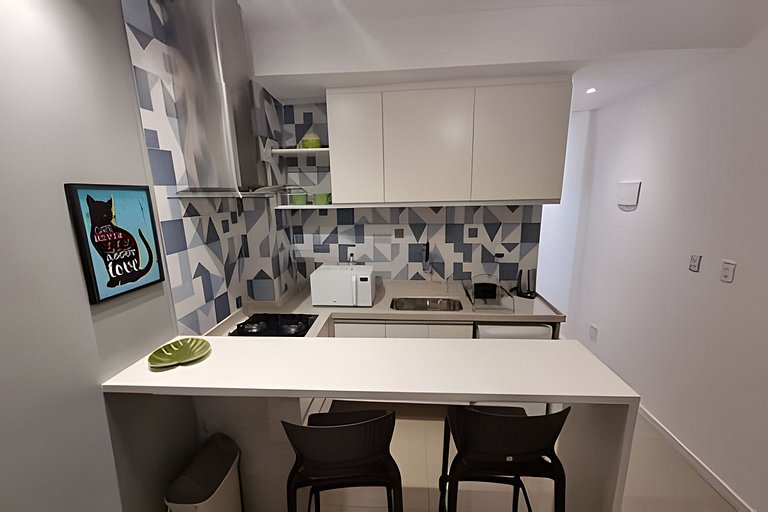 Adorável Studio | Praia | Metro