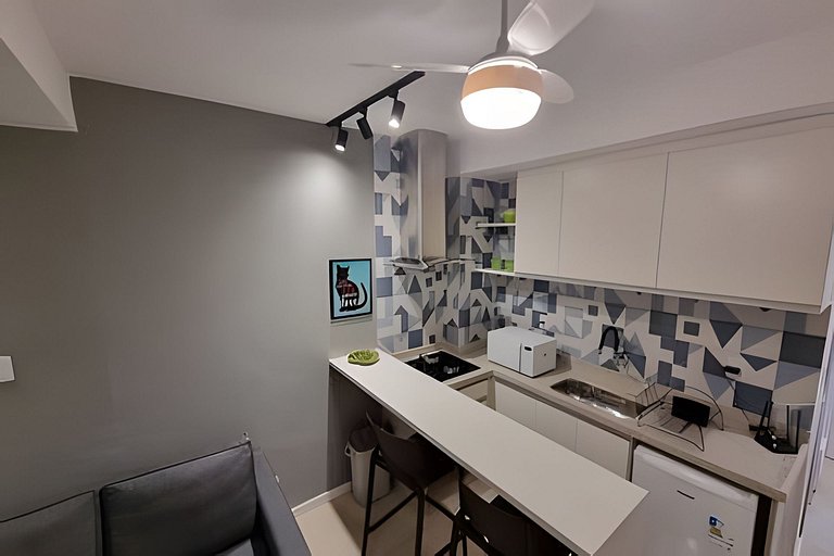 Adorável Studio | Praia | Metro