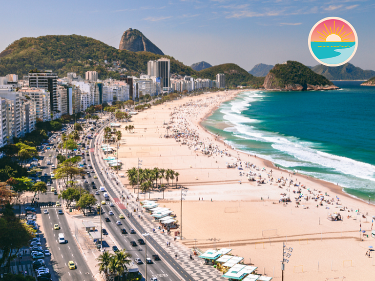Copacabana | Luxo, Praia e Metrô a 2 Min