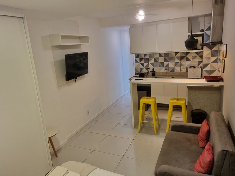 Studio Aconchegante em Copa Prox da Praia e Metro