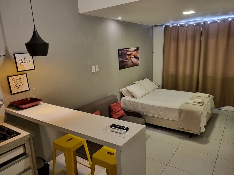 Studio Aconchegante em Copa Prox da Praia e Metro