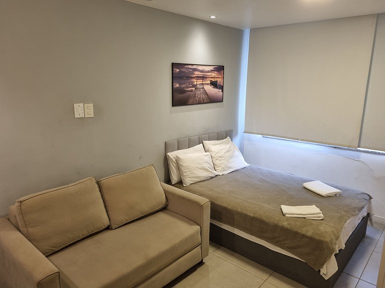 Studio Completo Próximo da Praia e do Metrô