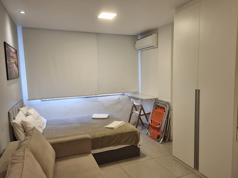 Studio Completo Próximo da Praia e do Metrô