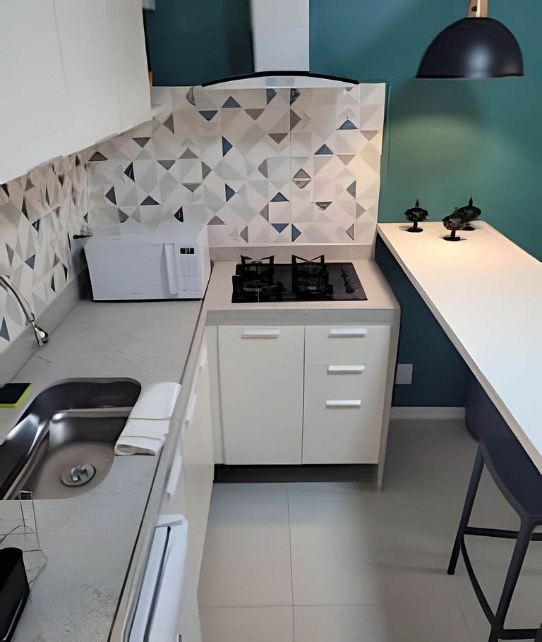 Adorável Studio | Praia e Metro