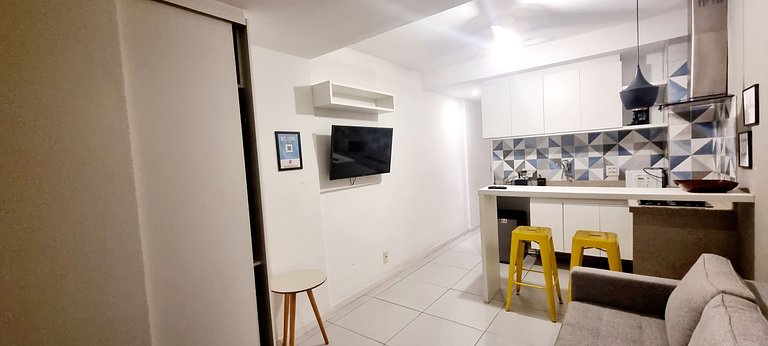 Studio Aconchegante em Copa Prox da Praia e Metro