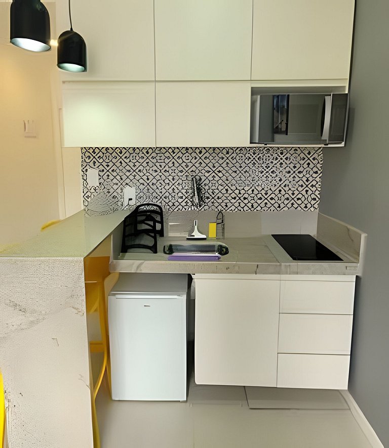 Adorável Studio | Praia e Metro