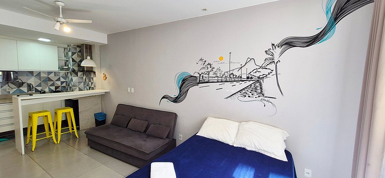 Studio em Copacabana Menos de 100 metros da Praia